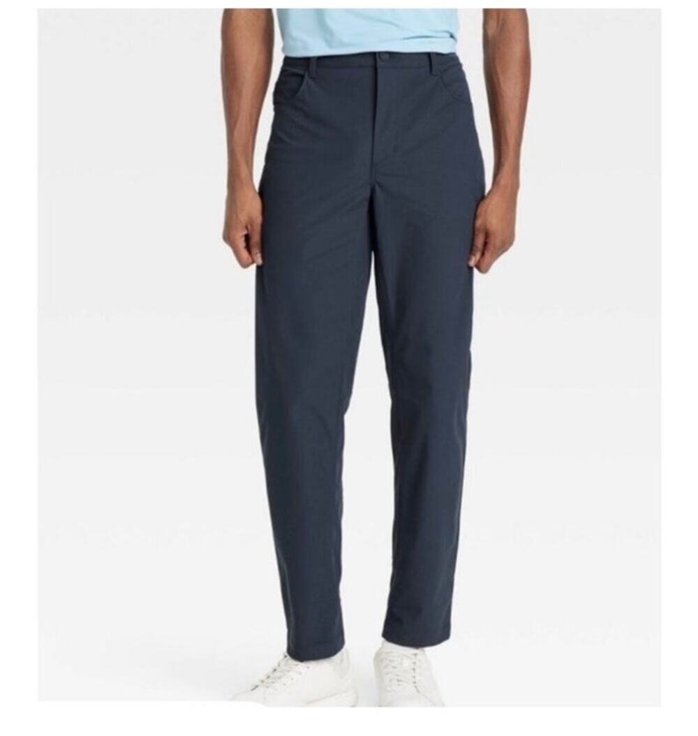 All In Motion Men’s 360 Lifestyle Pants trousers Navy Size 36x32 Gorpcore